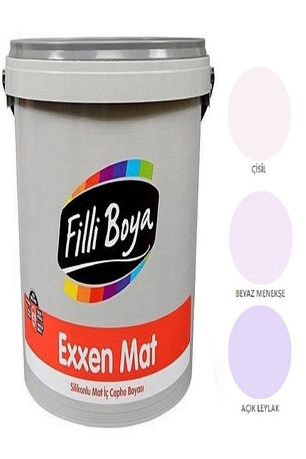 Exxen Mat Silikonlu Mat Iç Cephe Boyası 2,5lt (beyaz Menekşe)