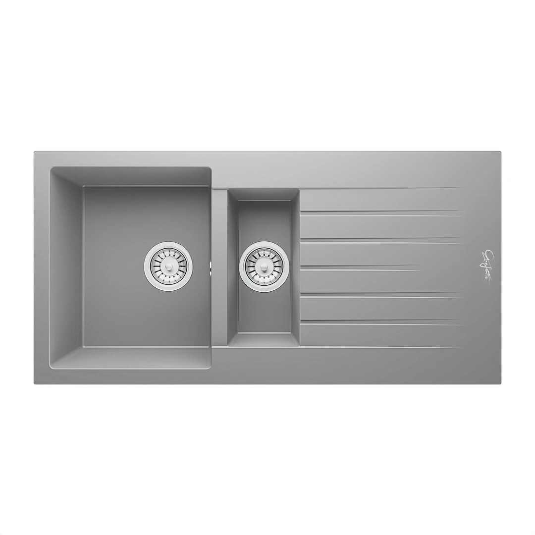 Ravello 1.5 Göz Granit Mutfak Eviye - Çizilmez, Leke Tutmaz, Uv Dayanıklı