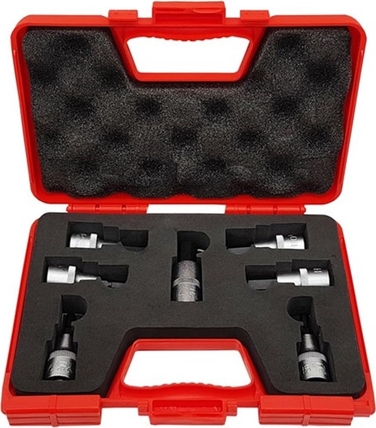 Izeltaş 1/2" Lokmalı Allen Uç Takımı 60MM 7 Parça
