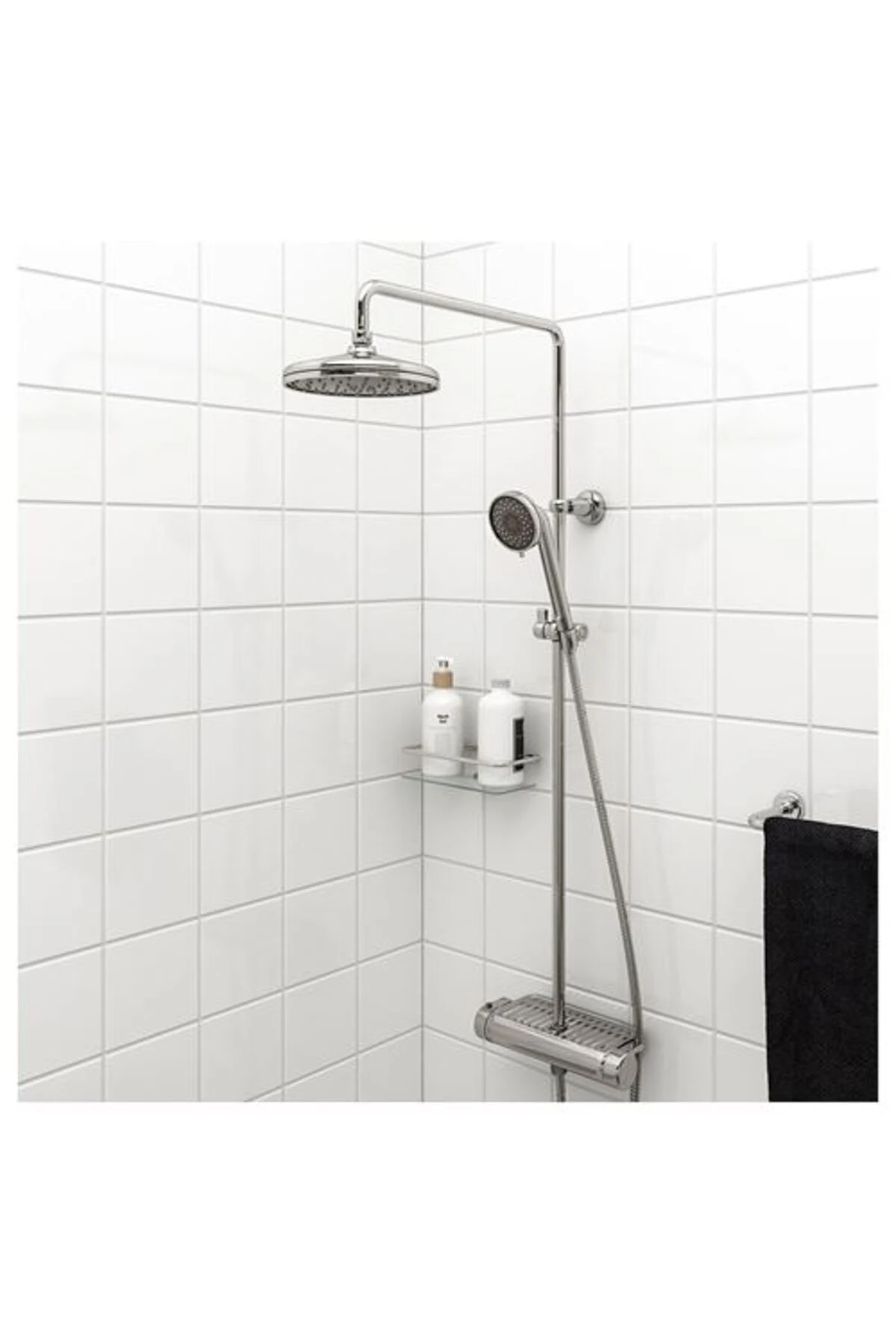 VOXNAN, termostatik duş seti, krom kaplama