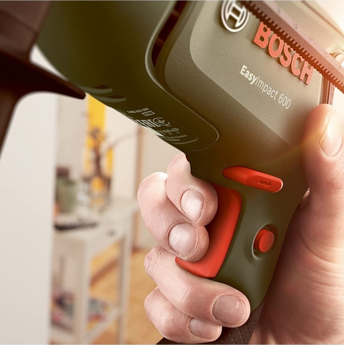 BOSCH Darbeli Matkap 600 Watt + 27 Parça Vidalama Ucu Matkap Ucu Tornavida Seti