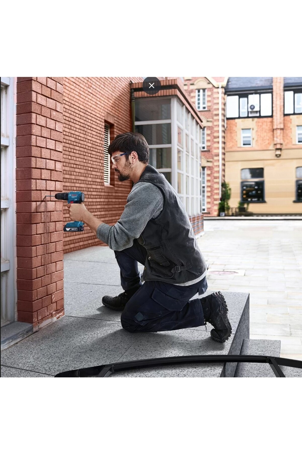 BOSCH GSB 185-Li Akülü Vidalama Matkap Tek Akülü 82 Parça Uç Setli