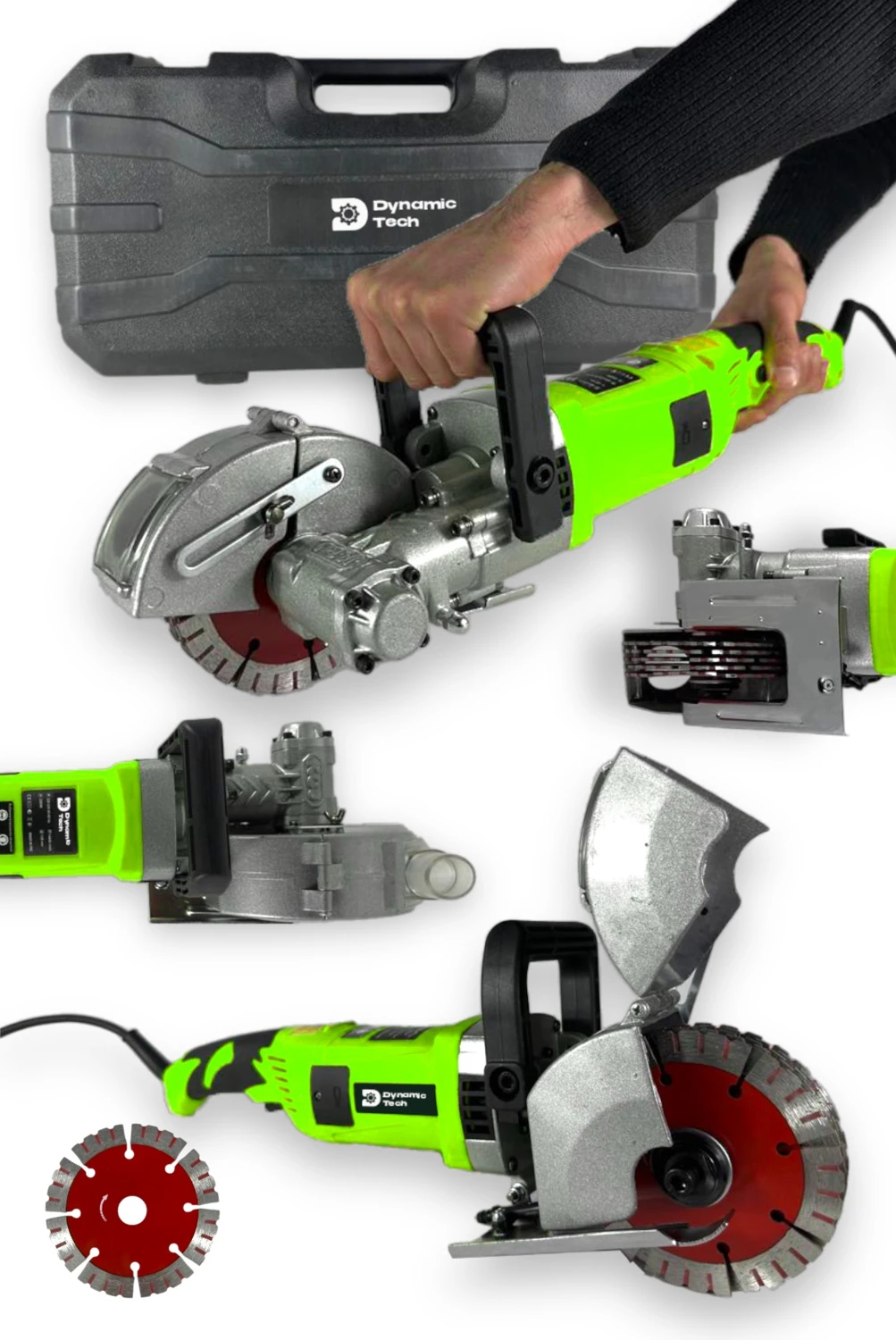 Profesyonel Elektrikli Duvar Oluk - Kanal Açma Yerleştirme Makinesi