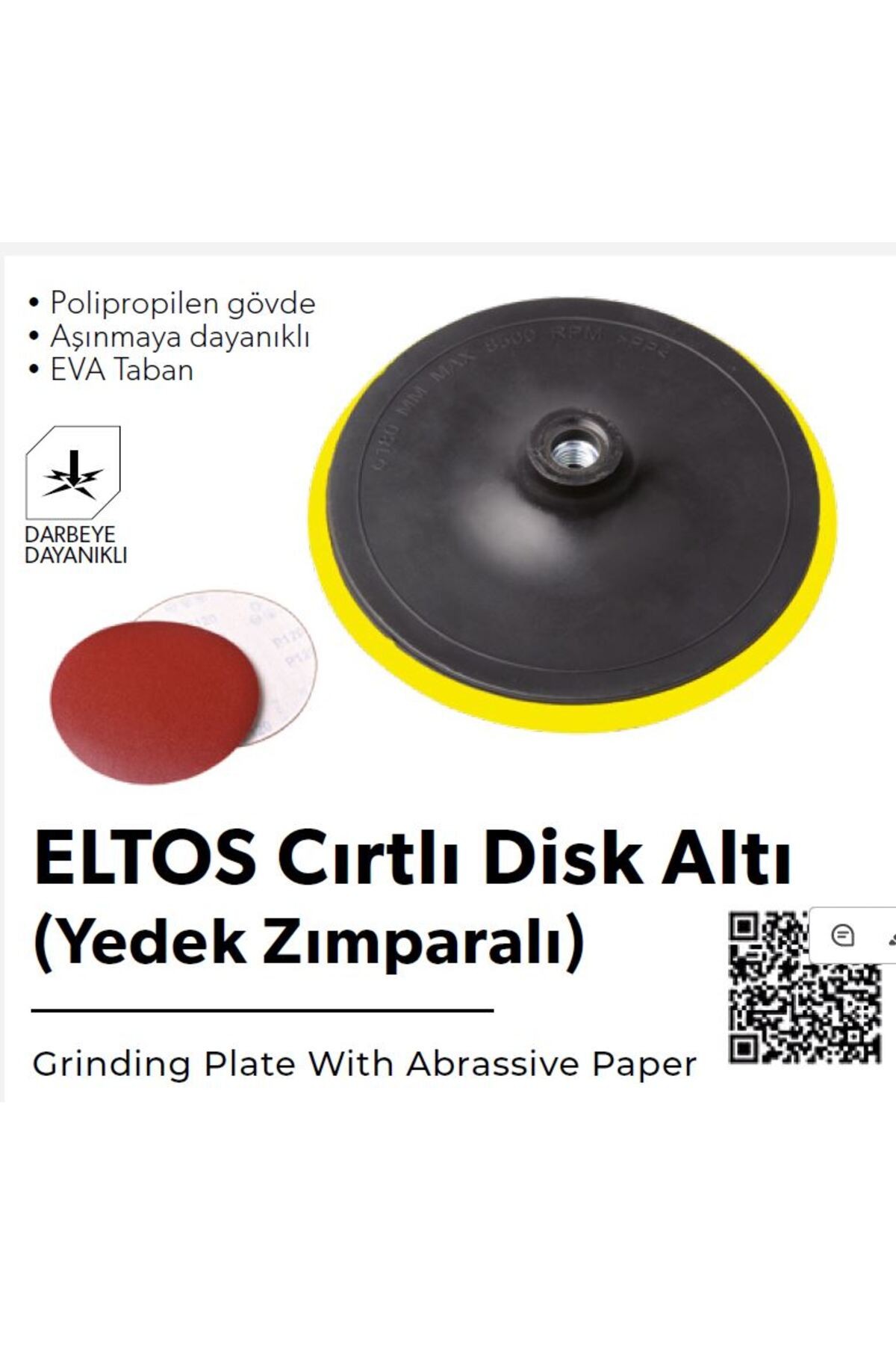 Rtrmax Rdp180 Cırt Zımpara Tabanı 180mm