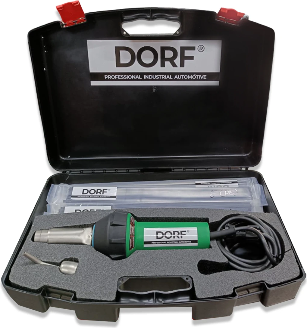 Sıcak Hava Tabancası Tampon Tamir Tabancası Seti Plastik Kaynak Makinesi Çantalı Set