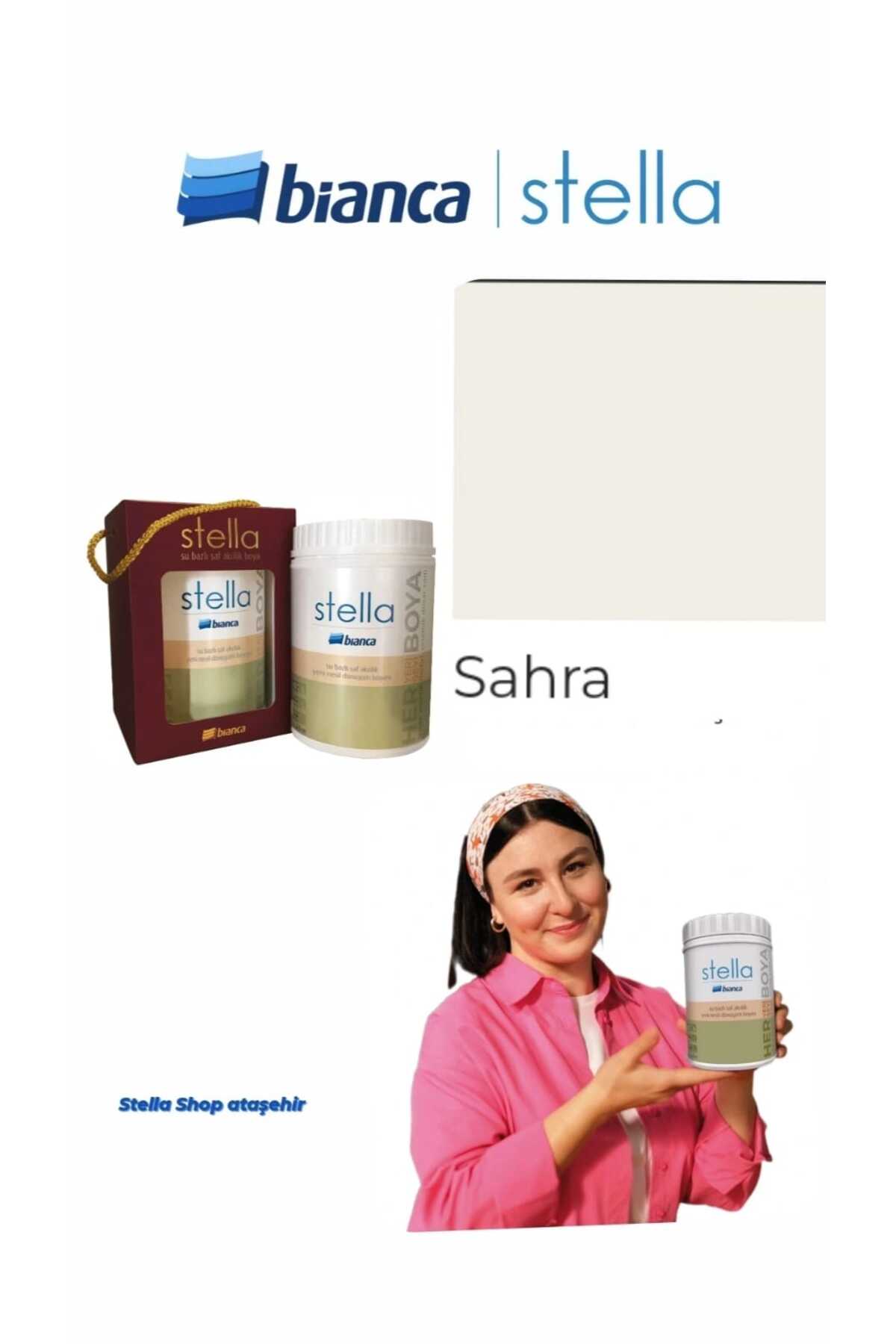 Stella Su Bazlı Saf Akrilik Boya 500ml - Sahra