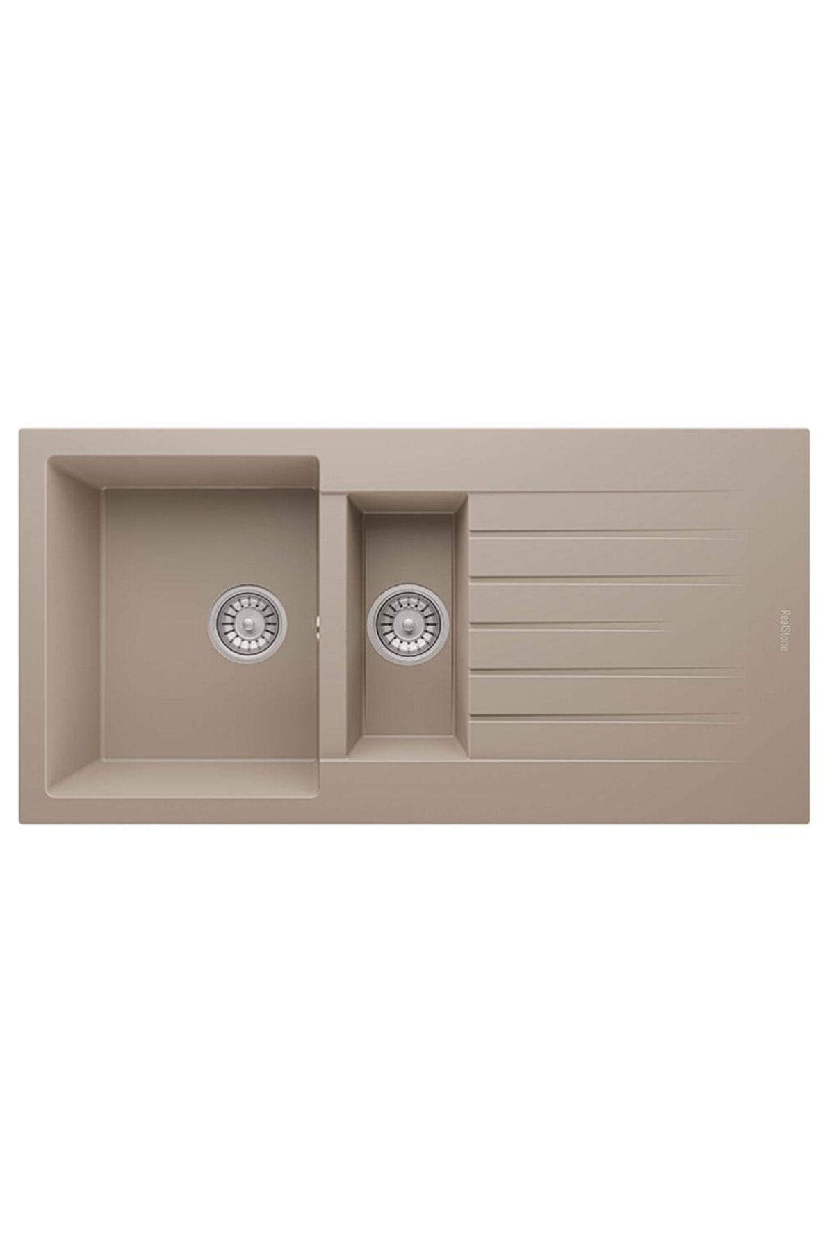 Real Stone Troya 100 Granit Eviye Kapuçino