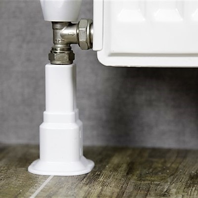 10 Adet Beyaz Petek Radyatör Ayarlı Boru Gizleme Ayağı 14 cm 20 cm 6 cm Ayar