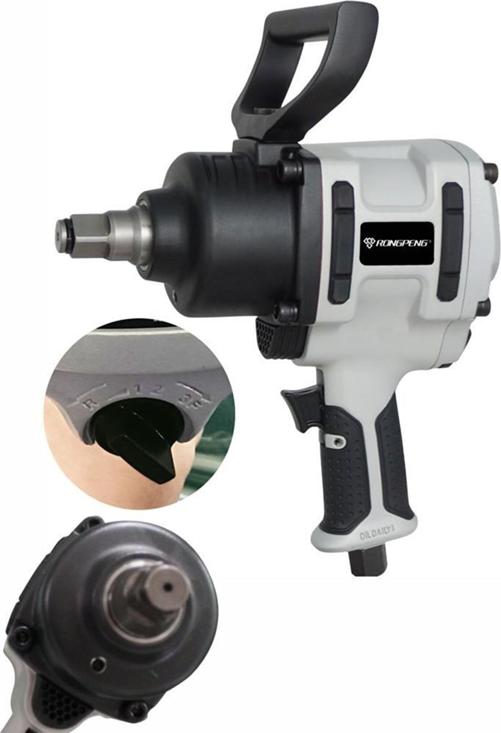 Rongpeng 1/2 Havalı Cırcır Kolu Somun Sökme Sıkma Makinesi RP7412 160 Dev/dak