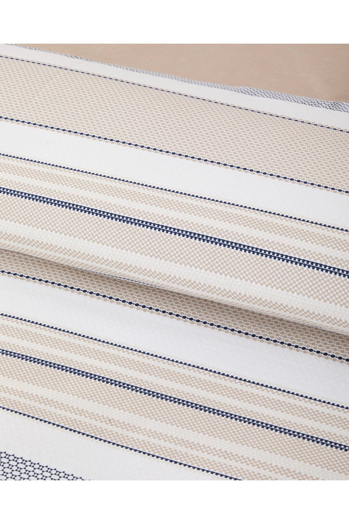 Pure Line Kolay Ütülenir Çift Kişilik Nevresim Takımı 200x220 cm Bej