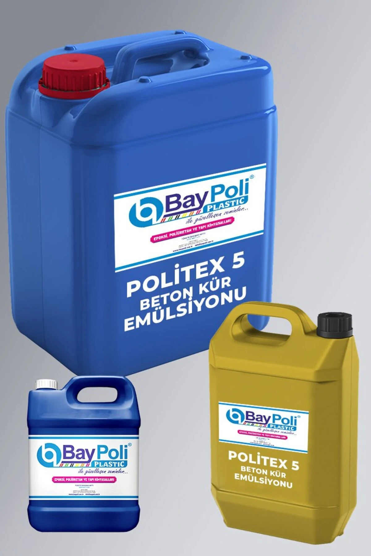 Politex 5 Beton Kür Emülsiyonu 10 Kg
