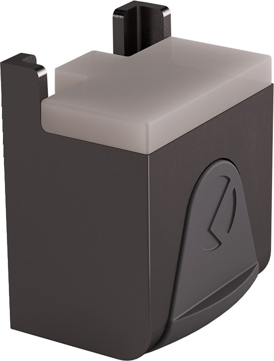 Kubıc 4-9mm Cam Raf Tutucu Pimli Siyah