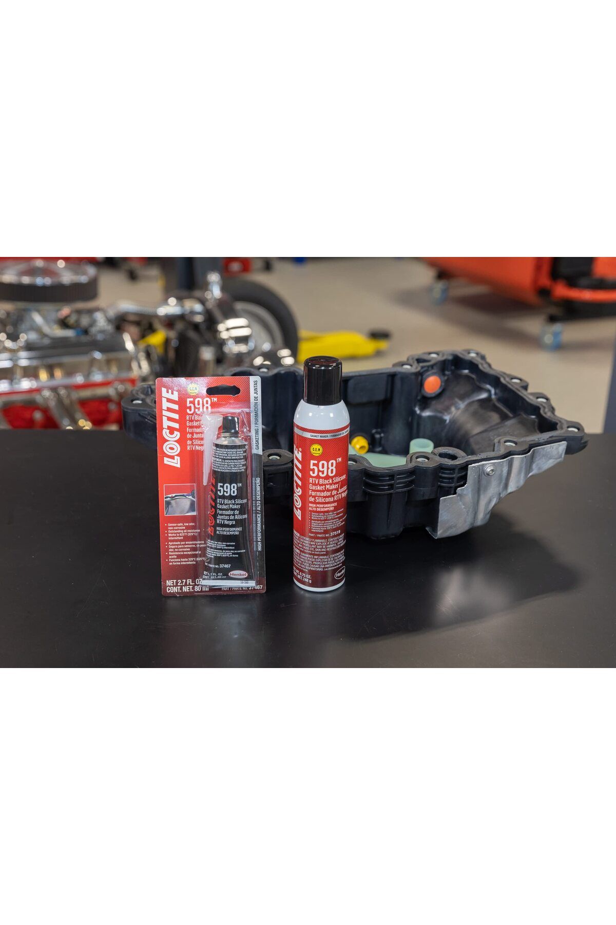 598 SİYAH SİLİKON SIVI CONTA YÜKSEK KALİTE / YÜKSEK SICAKLIK (80ml)