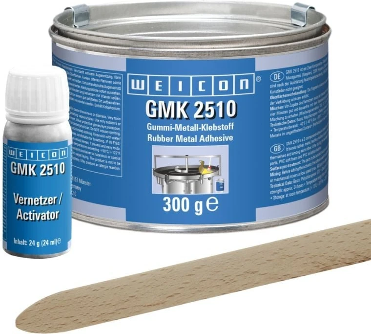 Gmk 2510 Yapıştırıcı 0,32 Kg, Siyah-Alman Balisi-Ekstra Güçlü 2 Komponentli Kauçuk-Metal Yapıştırıcı