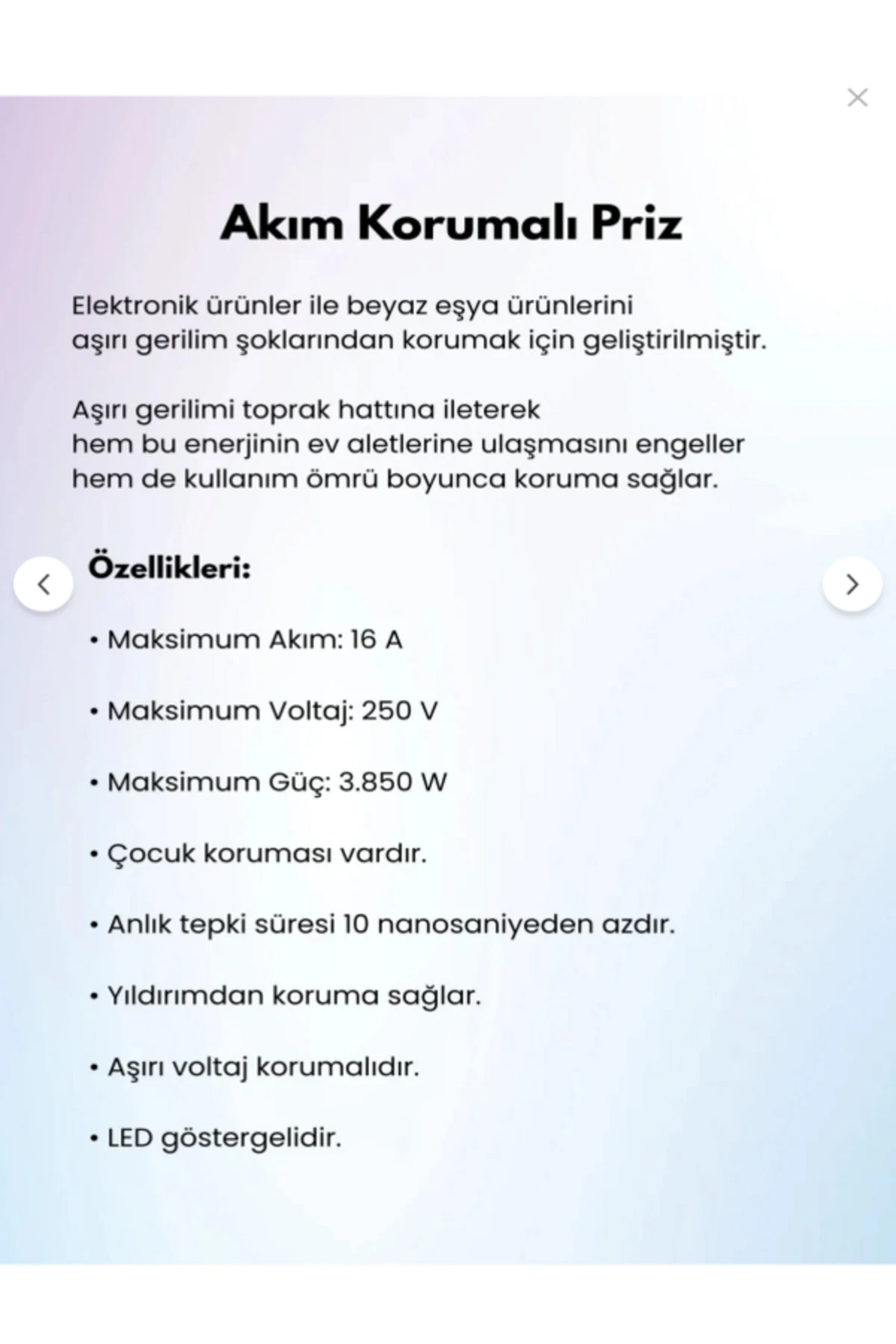 Apc Akım Korumalı Priz (gri)