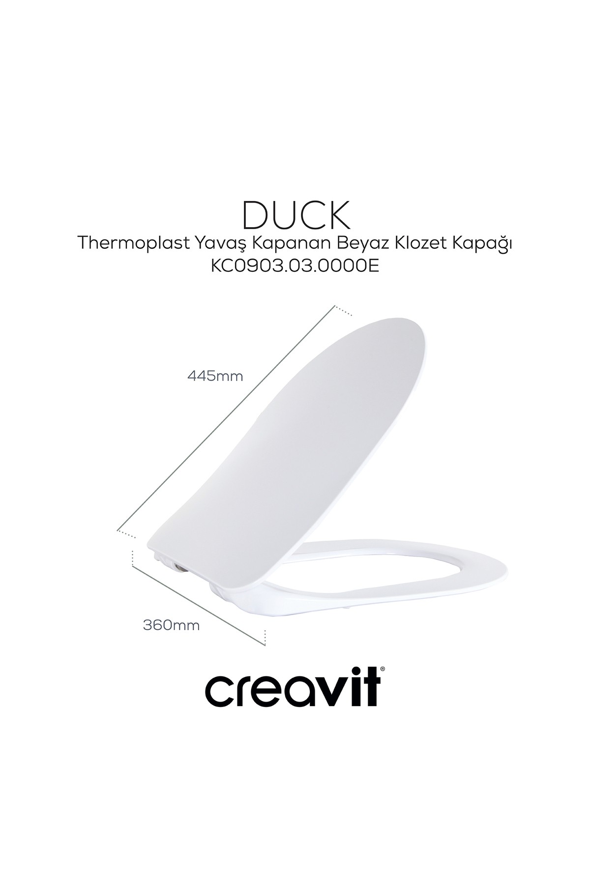 Terra Rim-Off Thermoplast Kapaklı Gömme Rezervuar Set