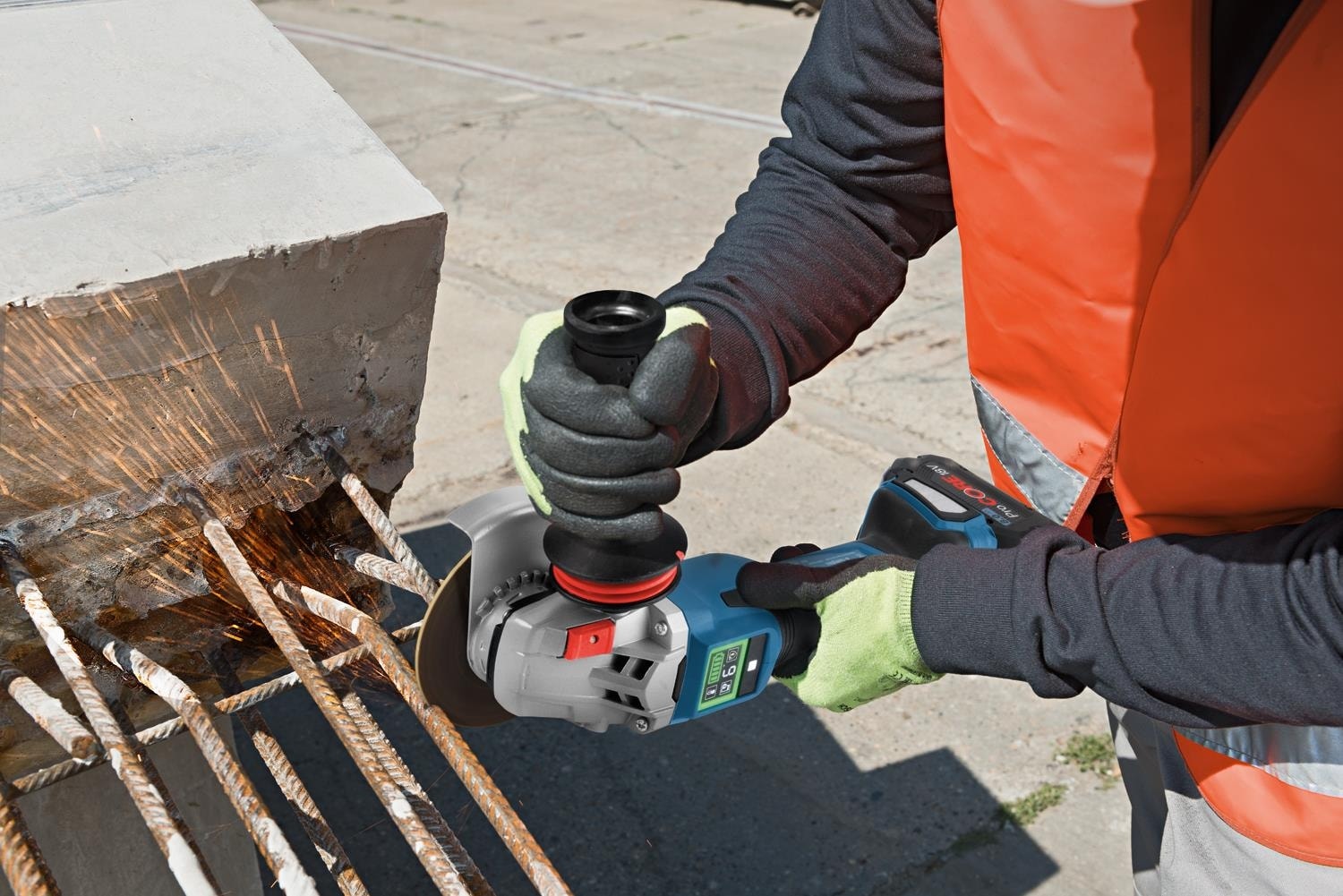 BOSCH Gws 18V-15 Sc 1x5,5 Ah Procore Akülü Taşlama