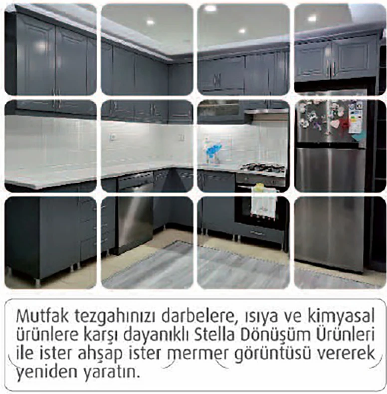 Stella Mutfak Dolabı Boyama Seti (20-24 Kapak)