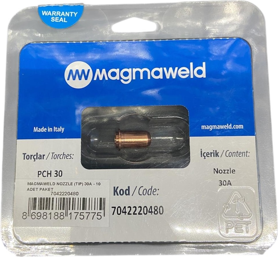 Minicut Nozzle (Tıp) 30A Plazma Sarf Malzeme - 1 Adet
