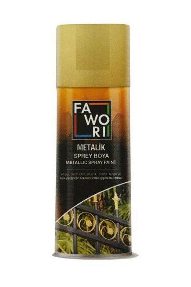 400 Ml. Metalik Altın Yaldız Sprey Boya (MADE IN ITALY) Renk Altın Yaldız