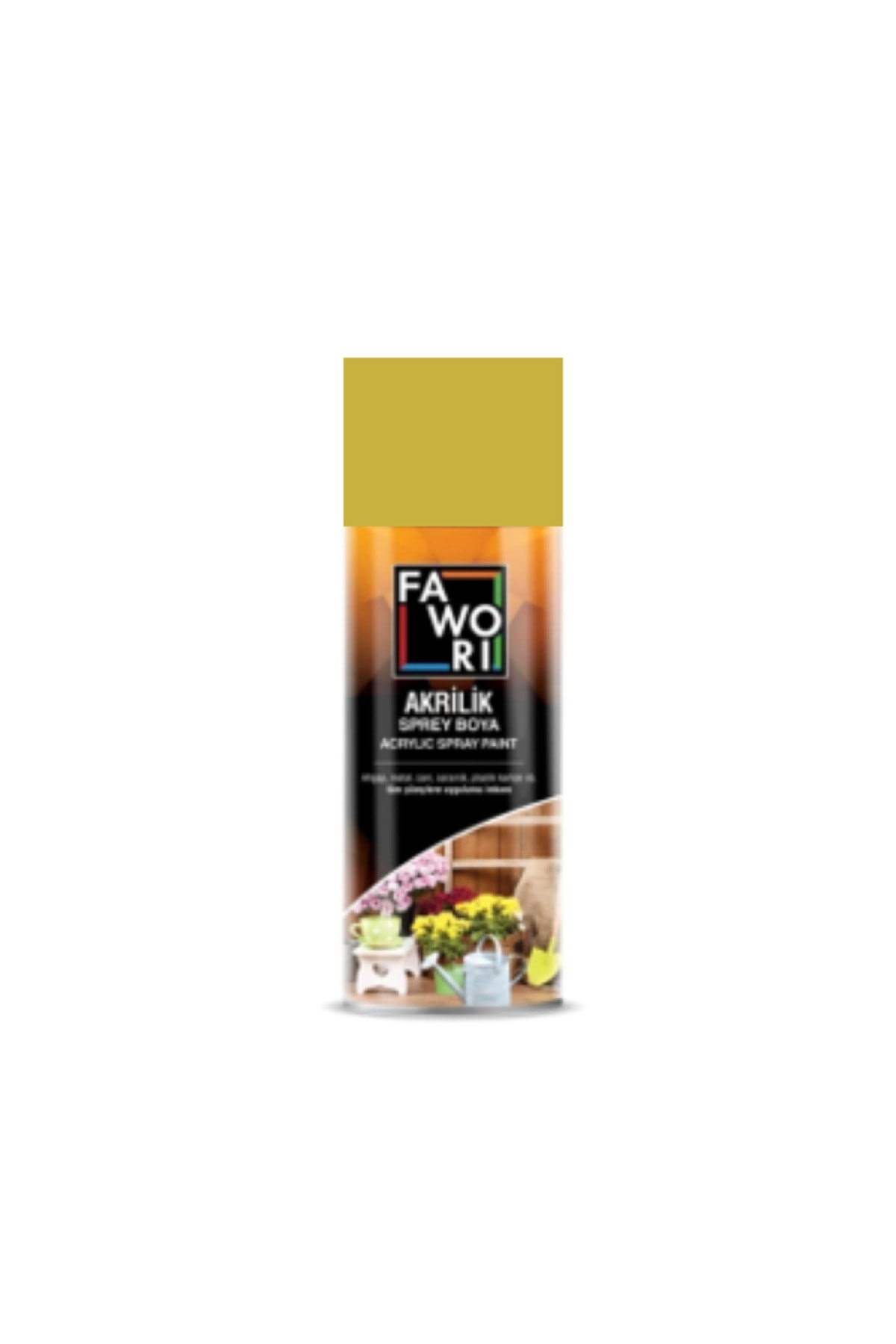 Akrilik Sprey Boya Altın Yaldız 400ml