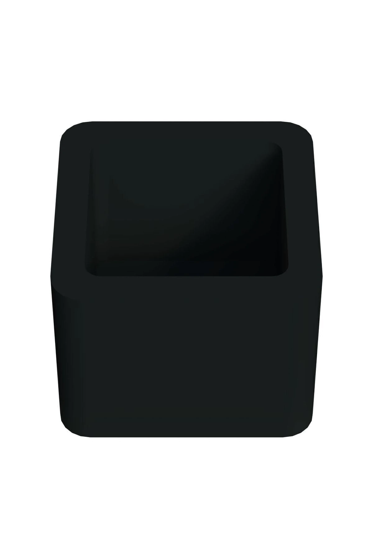 25x25 Mm Kare Pvc Sandalye Profil Ayak Pabucu Sessiz Yumuşak - Siyah (4 Adet)