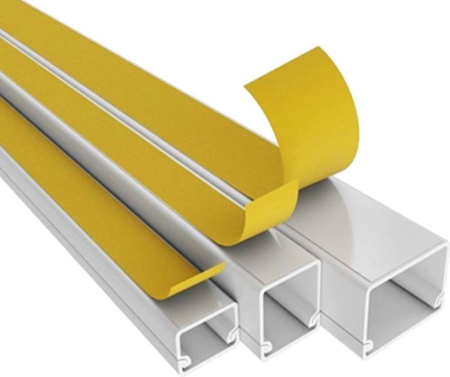 25X25 Yapışkanlı Kablo Kanalı 4 Boy 8 Metre