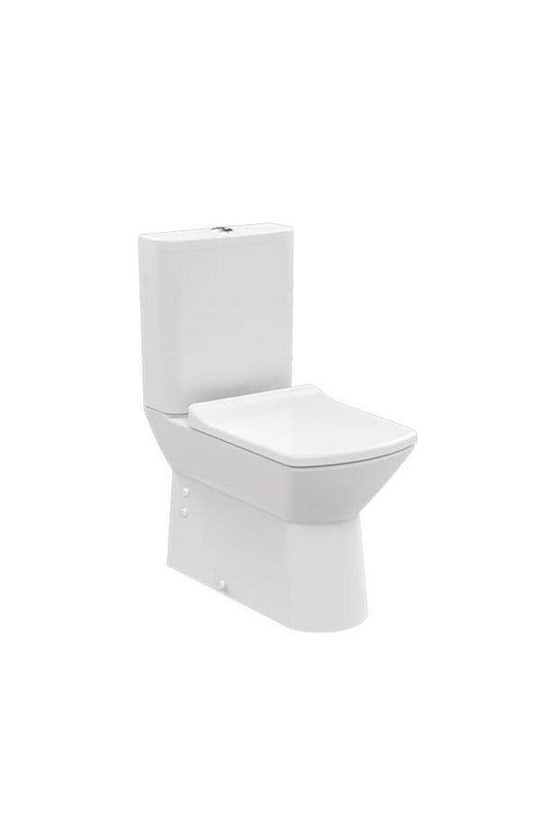 Nova Rim-Off Kanalsız Duvara Dayalı Klozet Seti (4 Parça)