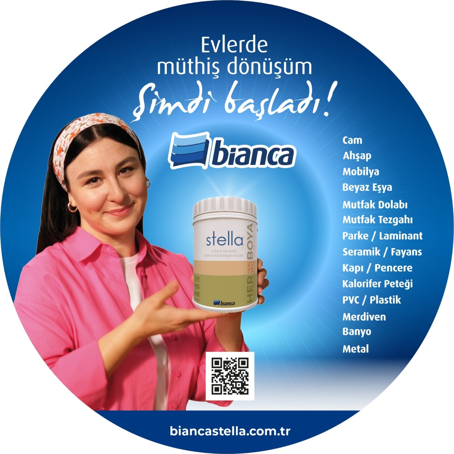 Stella Boya Seti ( Stella Boya- Kadife Rulo - Ipek Fırça - Boya Tavası) –kesekâğıdı