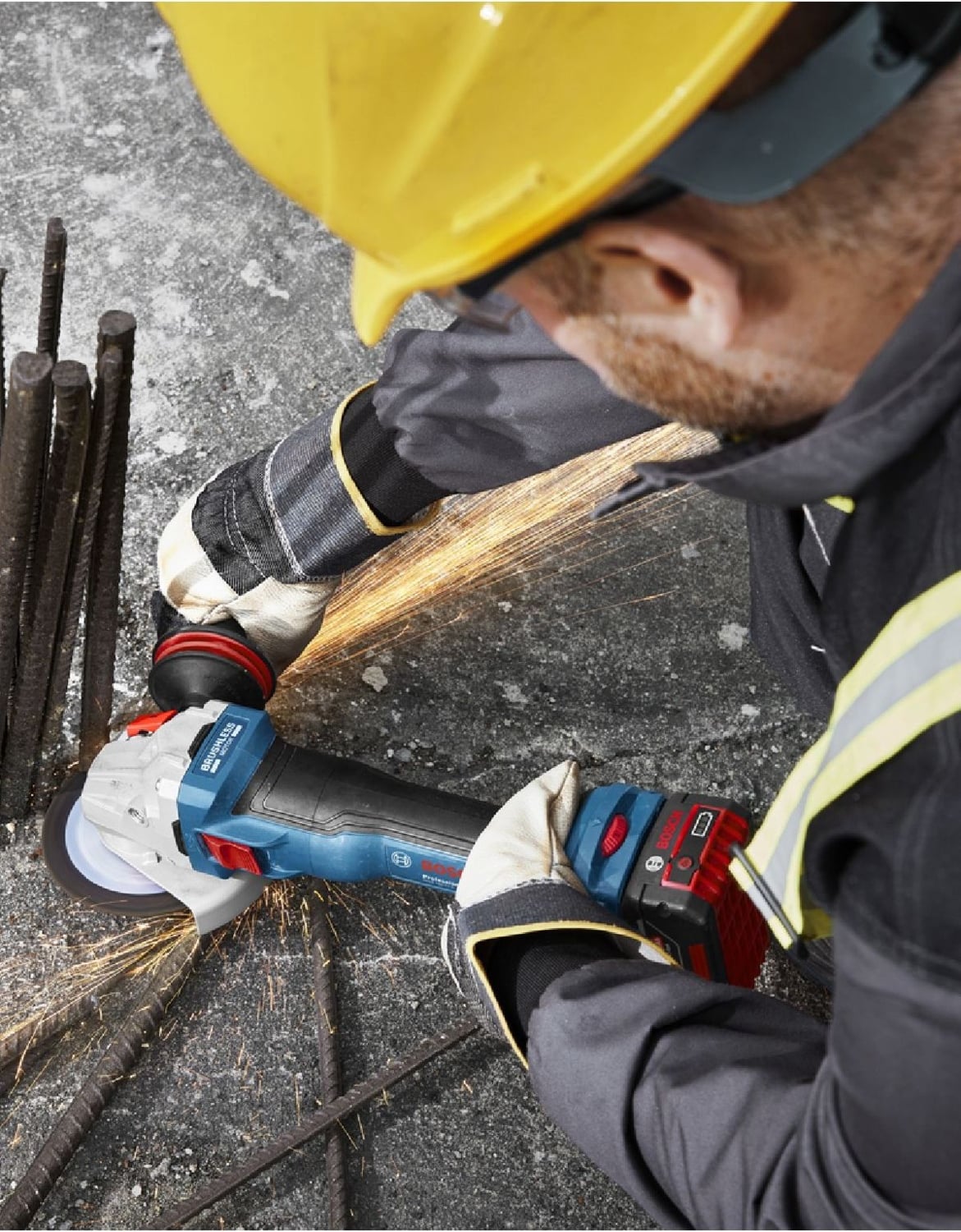 BOSCH Gws 18V-11 S 1 x 5AH Akülü Taşlama Makinesi - 06019N4003