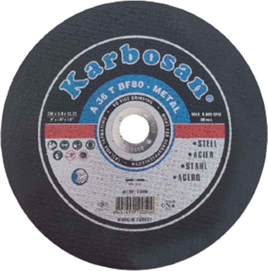 KARBOSAN 230X3.0X22.23  Metal Kesici