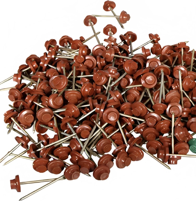 OZKUVVET Şapkalı Onduline Çivi 8-10 cm Şapkalı (100 Adet)