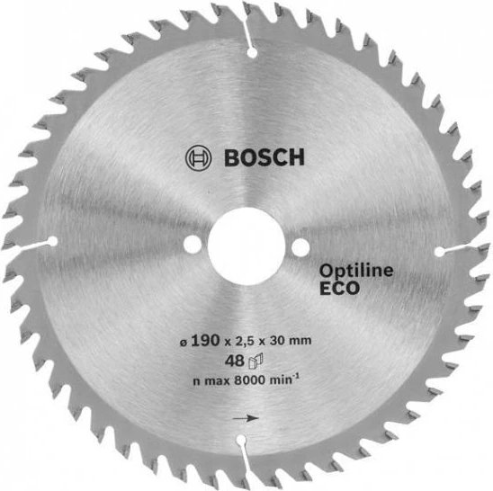 Bosch Optine Eco Daire Testere Bıçağı 190X30 mm 48 Diş 2 608 641 790