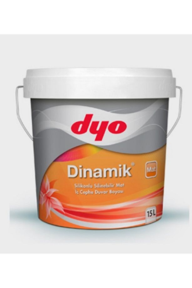 DİNAMİK MAT SİLİKONLU SİLİNEBİLİR İÇ CEPHE BOYASI 15 LT BEYAZ