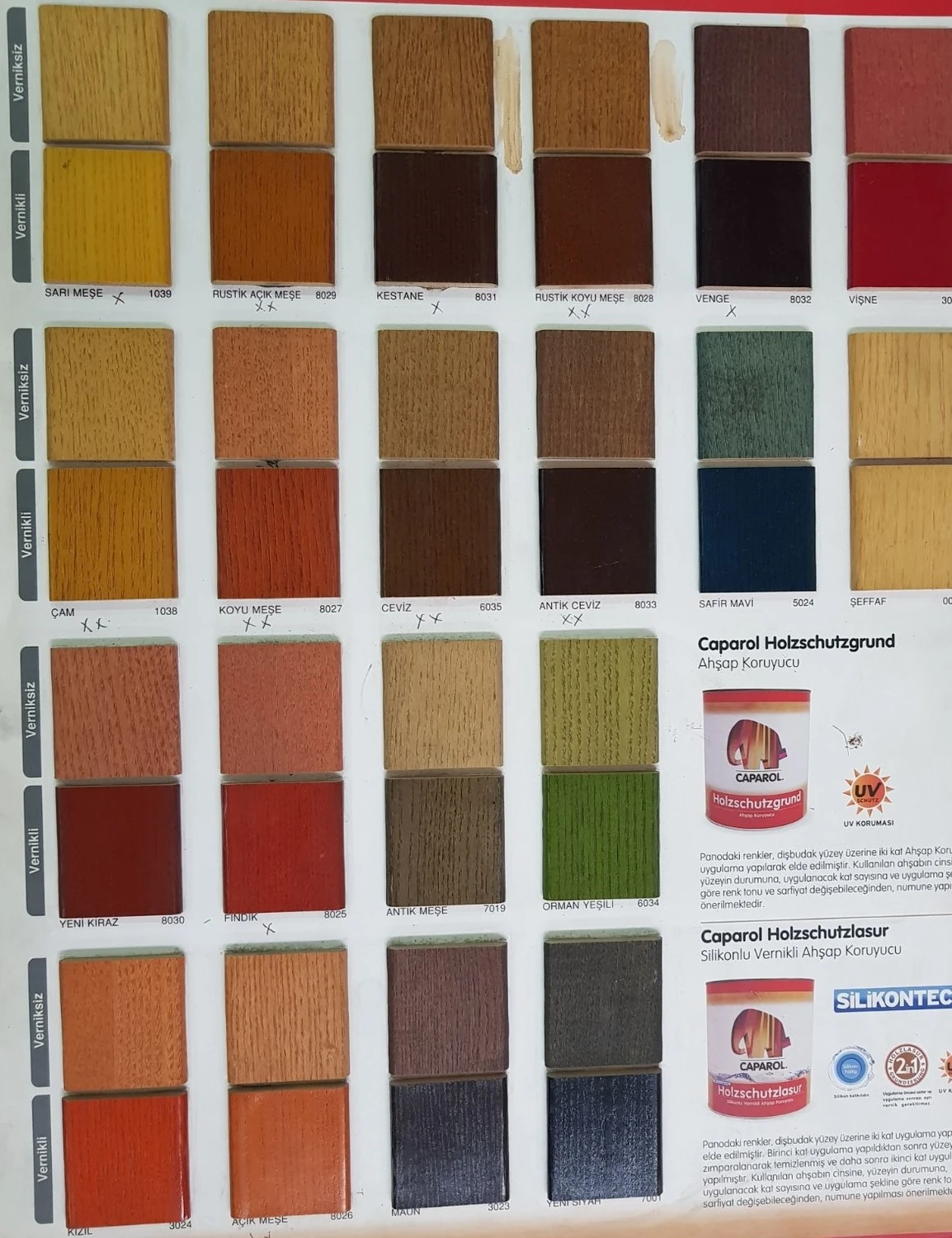 Vernikli Ahşap Koruyucu Renklendirici Açık Meşe 0,75 Lt