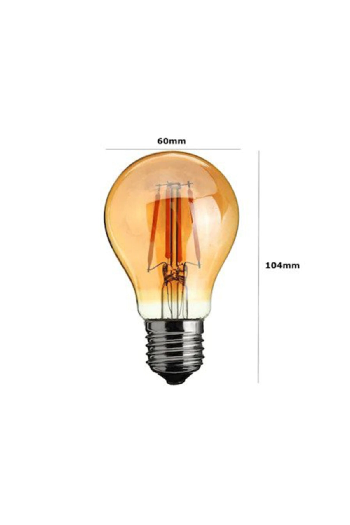 A60 6W Bal E27 Ampul - 2500K Gün Işığı