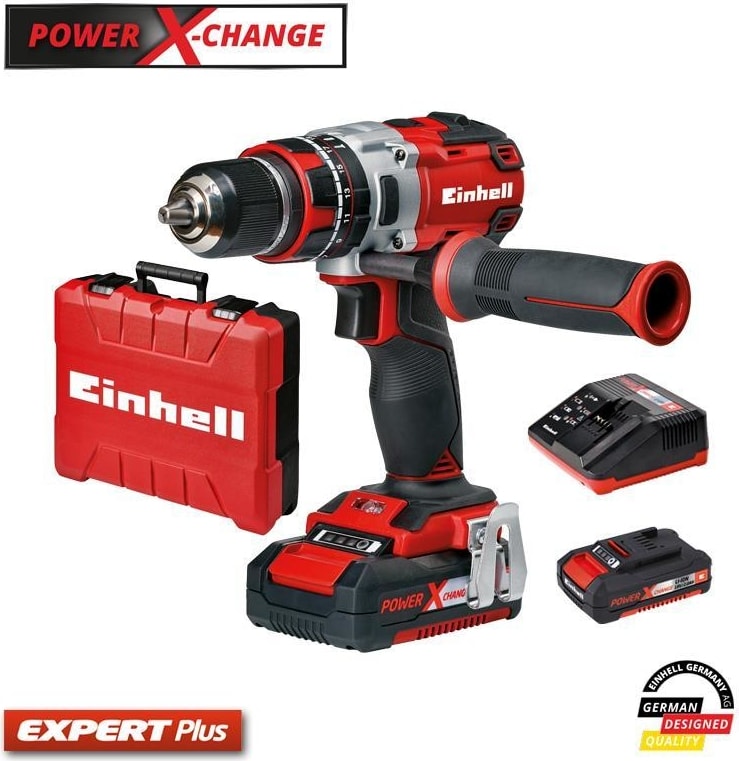 EİNHELL Pxc Te-Cd 18 Li-I Bl Çift Akülü Darbeli Matkap Kömürsüz