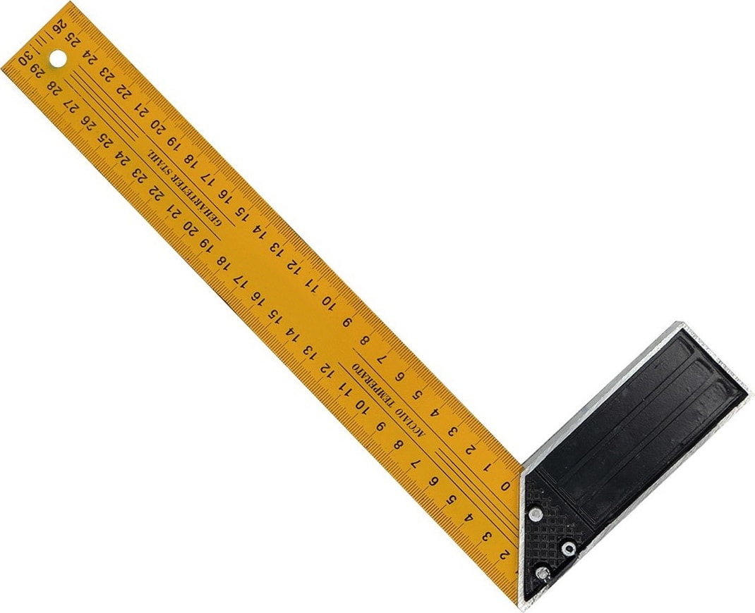 Metal Marangoz Gönye - 30 cm