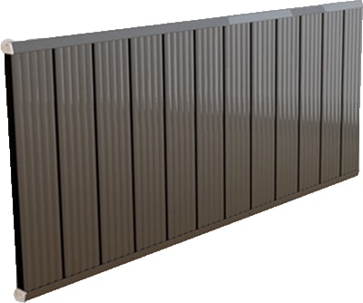 Alüminyum Panel Radyatör Ekol 600 x 400 Ral 7016 Antrasit Gri