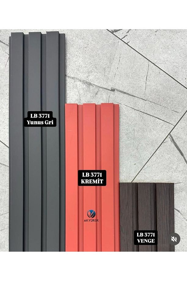 AKYÜREK  LB 3771 SOFT KREMİT RENK DEKOR PROFİL DUVAR PANEL LAMBRİ