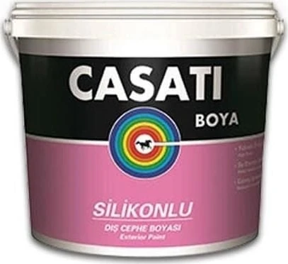 çınar ticaret casati silikonlu dış cephe boyası 7,5 litre beyaz