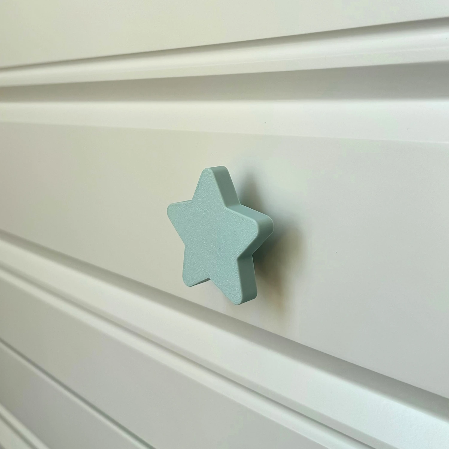 mavi Yıldız Dolap Kulpu - Çocuk Odası, Mutfak ve Banyo Için Parlak ve Dayanıklı Mobilya Kulp