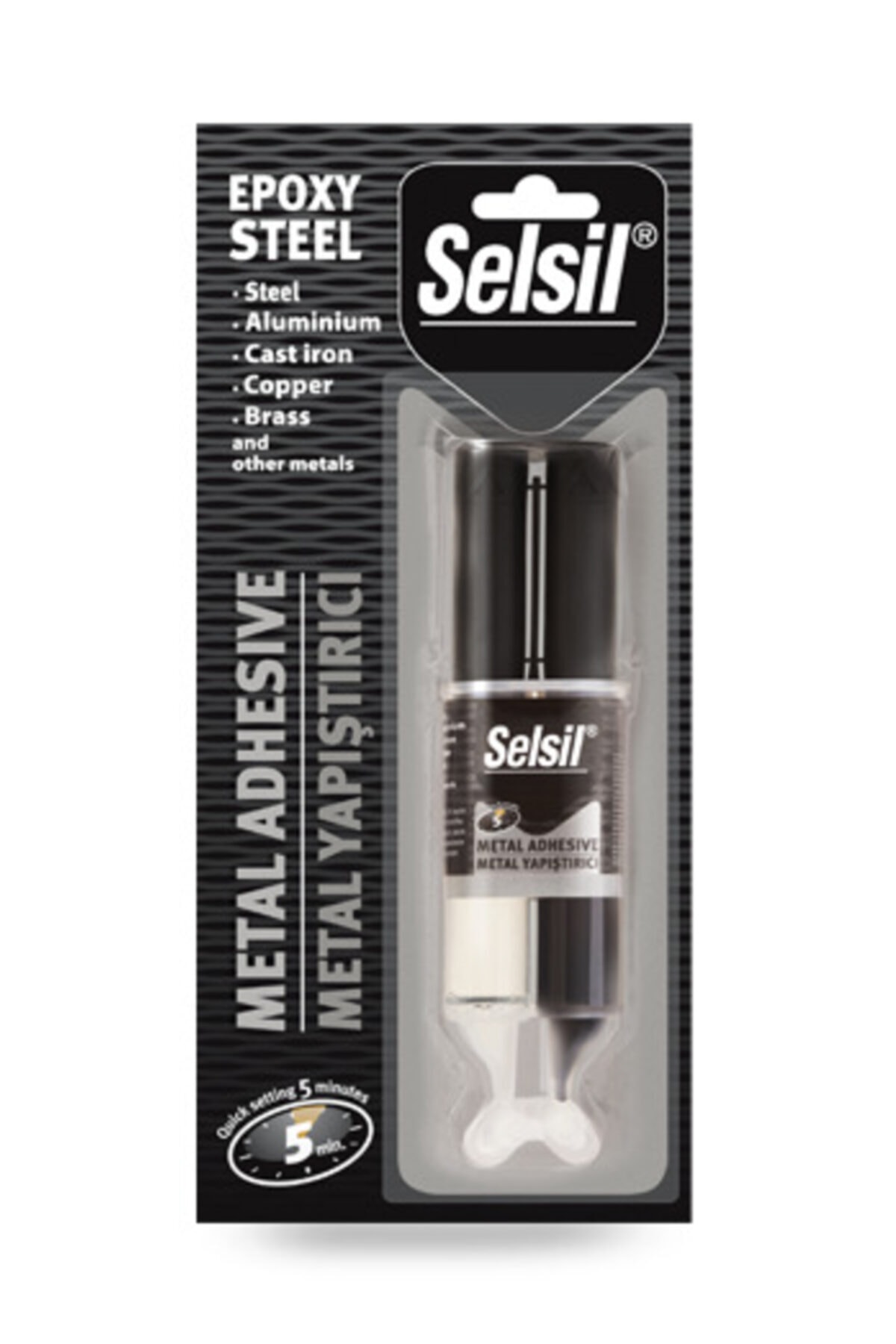 Epoksi Metal Yapıştırıcı Enjektör 5 Dk. - 28gr