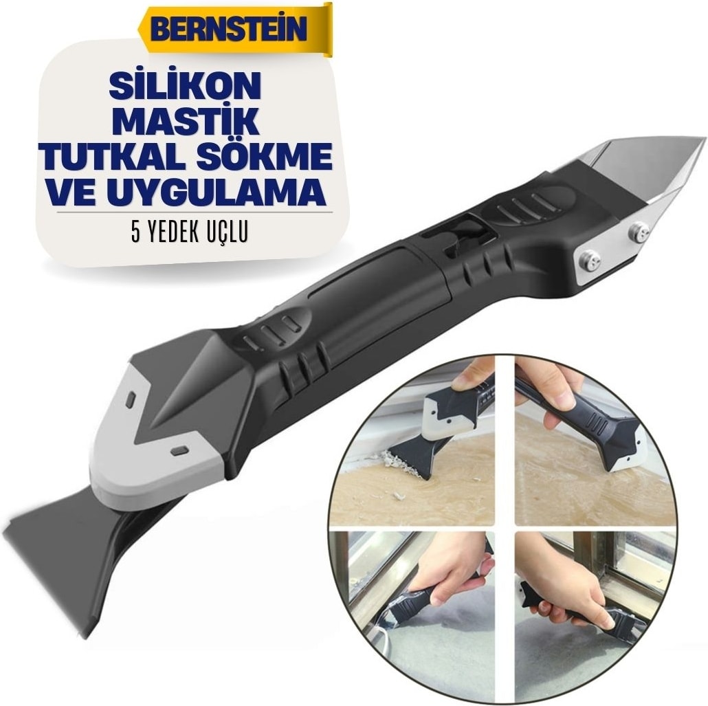 Bernstein Silikon Mastik Tutkal Sökme ve Uygulama Kiti