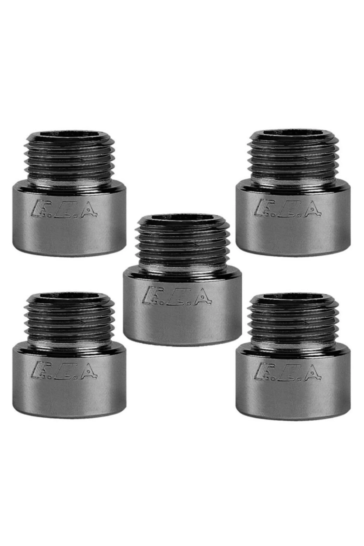 5 Adet 1/2 1.5 Cm Uzatma Krom (musluk Uzatma 102134014 Pirinç E.c.a