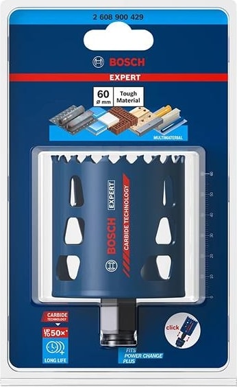 BOSCH 60 mm Expert Sert Malzemeler Için Panç 2608900429