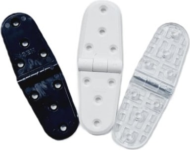 Plastik Masa Menteşesi Siyah Renk Ölçü 11 cm 5 Adet