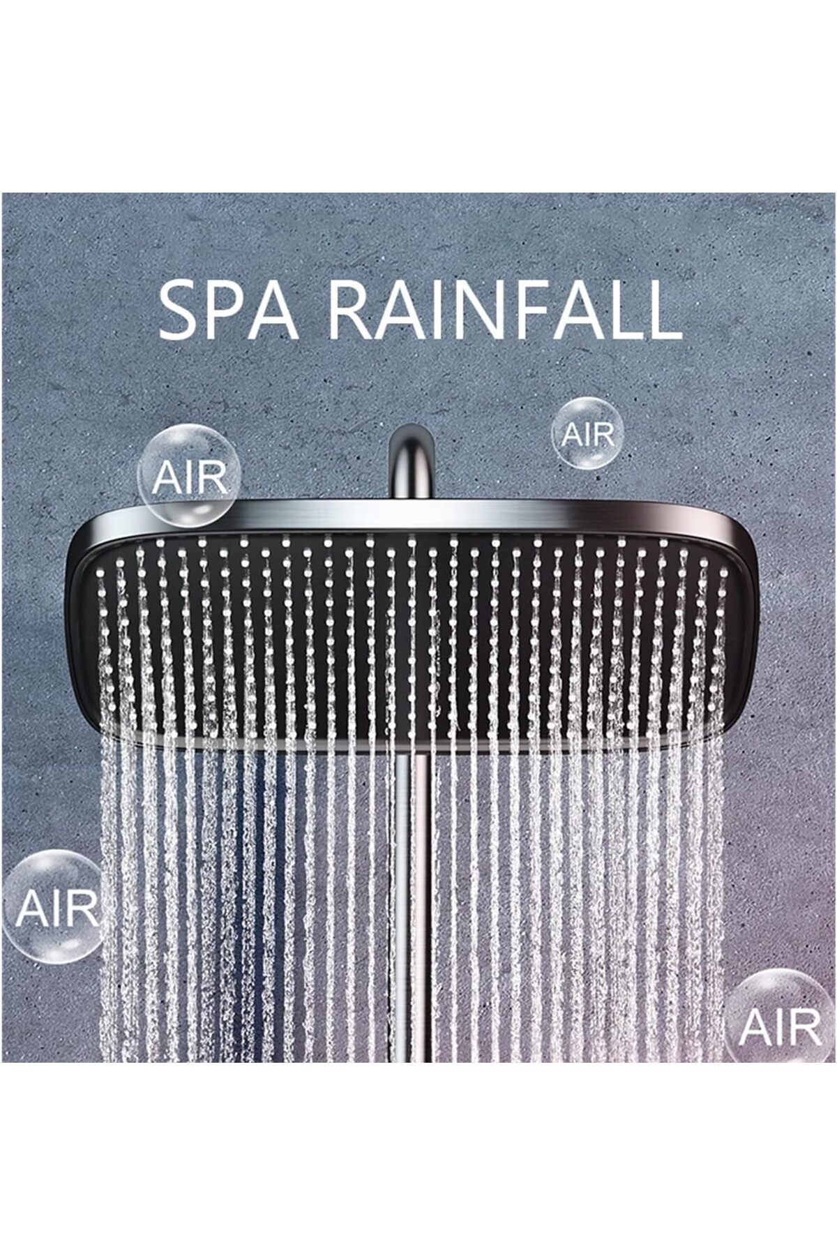 Premium Dijital Led Göstergeli Piano Robot Duş Seti - Piyano Tepe Duş Seti