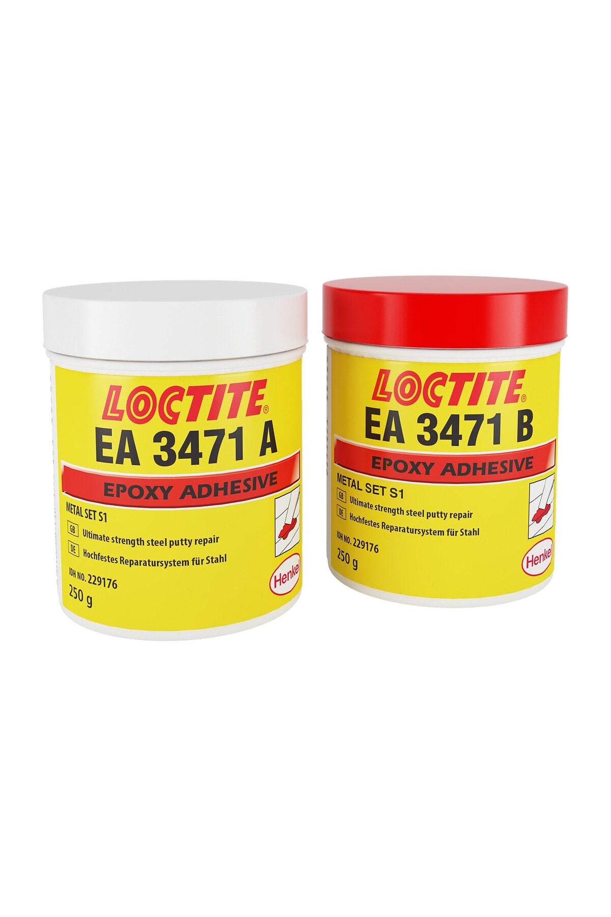 Loctite EA 3471 Çelik Dolgulu Epoksi Macun 500 gr/ml