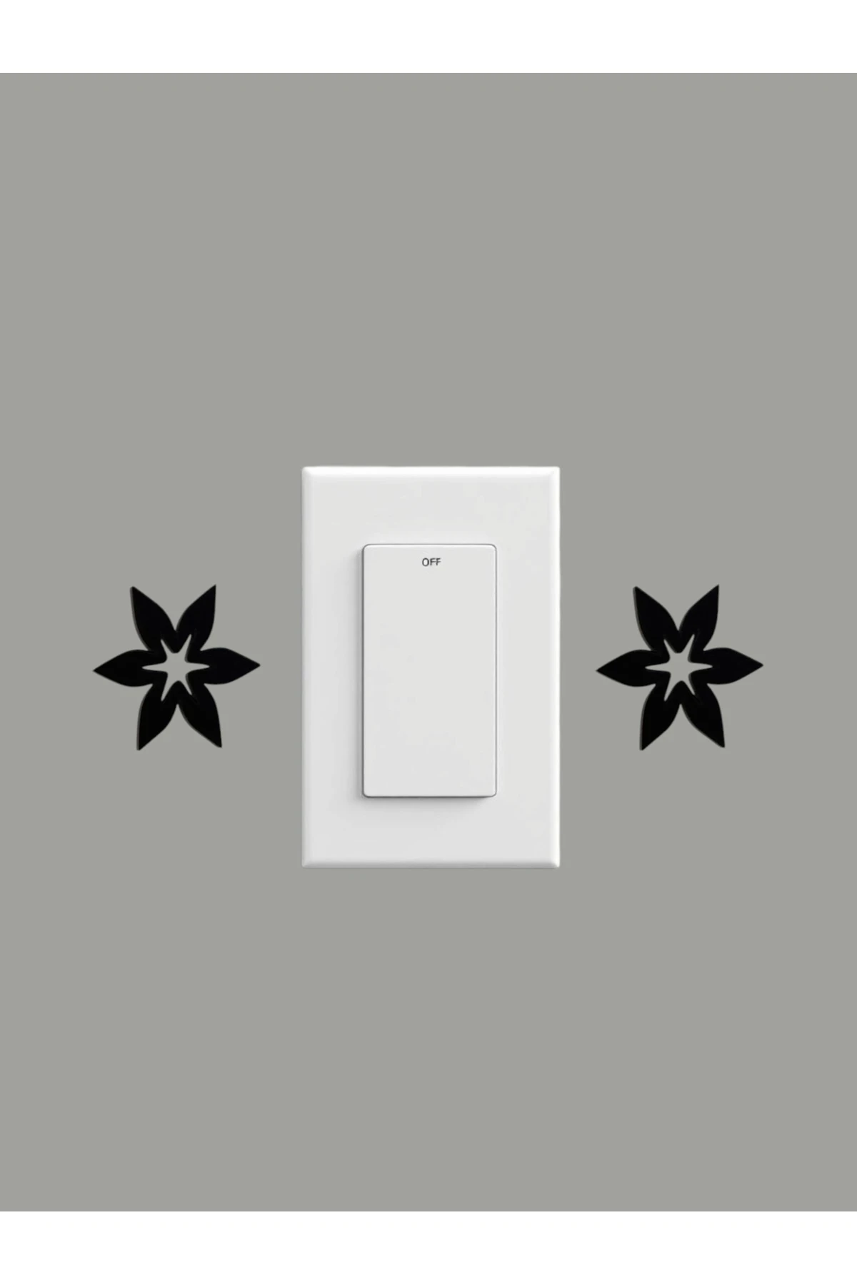 Dekoratif Duvar Priz Anahtar Süsü,Siyah Ahşap Priz Süsü